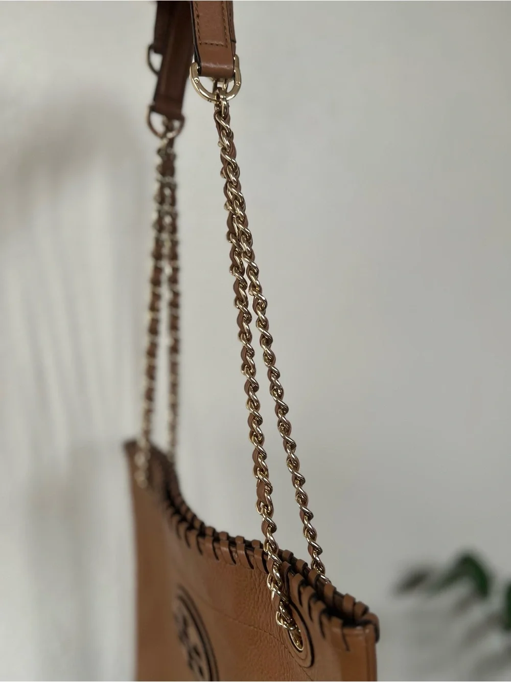 Tory Burch Marion Leather Chain-Handle Shoulder Bag